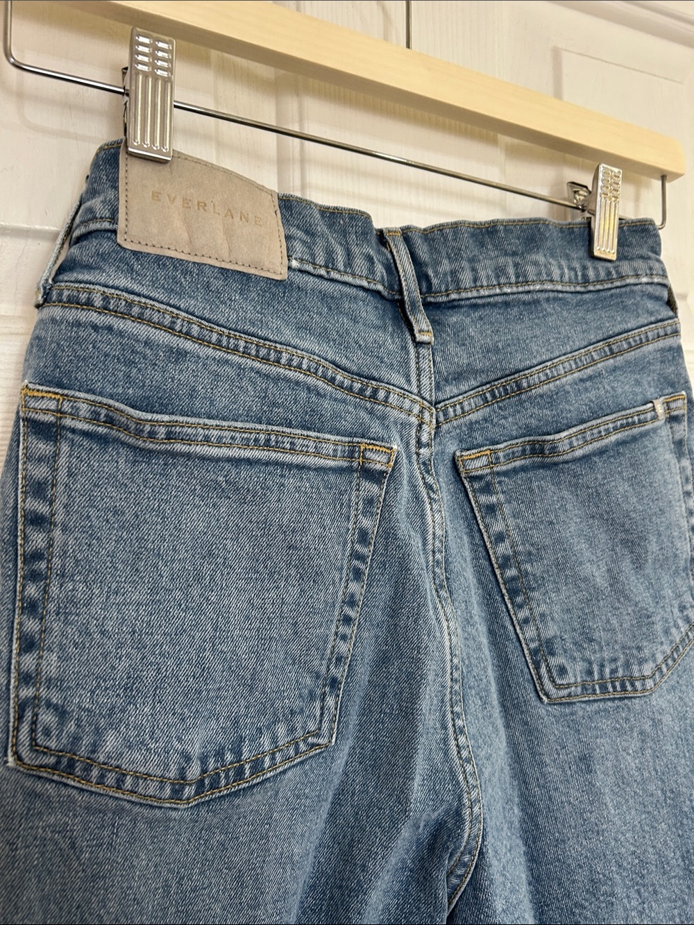 Everlane The Original Cheeky Jean Crop Organic Cotton Size 25 Blue - Picture 6 of 10
